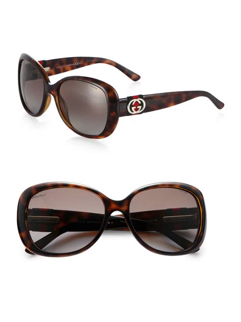 gucci round plastic sunglasses|gucci round sunglasses with letters.